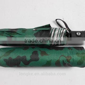 3 Section Auto Open and Close Camouflage Umbrella photo-4