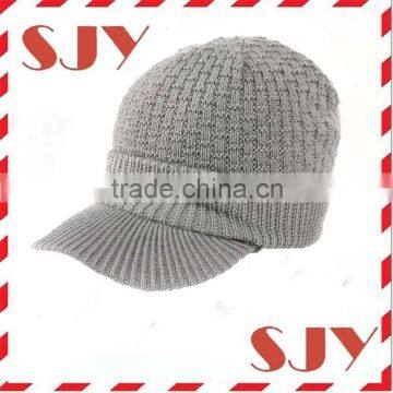 Personalized 100% Arcylic Winter Visor Beanie Hat photo-2