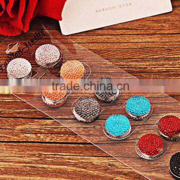 Yiwu Hot-selling New Style Sparkling Rhinestone Magnetic Brooch Pin