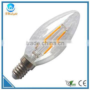 AC 220-240V candle filament bulb 4W led bulb