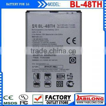 BL-48TH for lg phone battery for LG F240L F240S F240K OPTIMUS G PRO F240 E985T OPTIMUS G PRO E988 E980 F310 battery