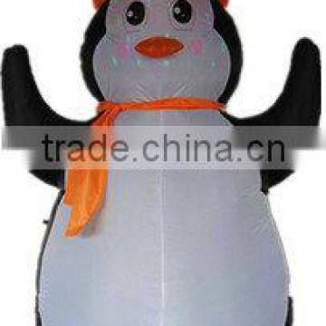 Inflatable christmas penguin with lights