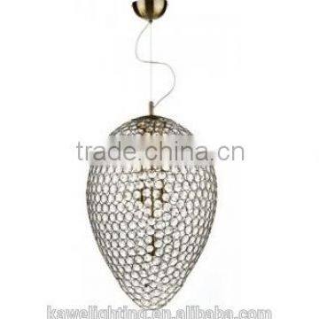 2015 round modern crystal pendant lamp UL CUL ETL CE ROHS hotel lamp