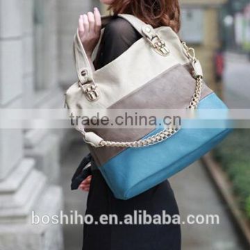 Boshiho latest design Pu Leather fashionable woman lady handbag