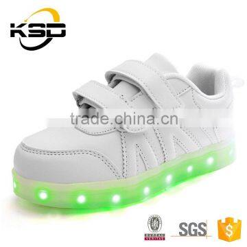 2016 Hot Selling LED Light Shoes 7 Color Changing Girl Shoe Kids Light Up Shoes