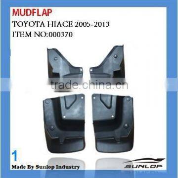 toyota hiace body parts hiace mudflap #000370/#000370-1 hiace 2005-2013 mudflap for hiace