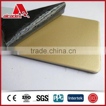 building material gold metallic aluminum sandwich wall panel in China