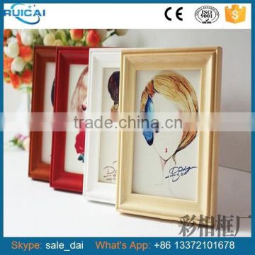 Colorful European Wooden Photo Frame