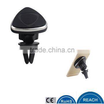2016 cellphone mount magnetic car phone holder with 360 degree rotation