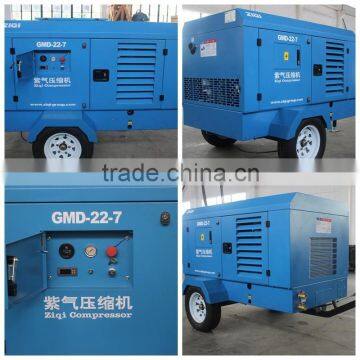 Portable 750cfm screw diesel air compressor manufacturer