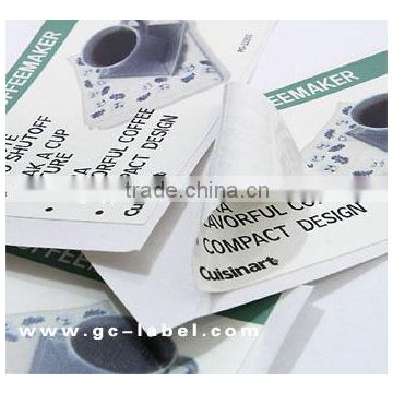 OEM private usages custom printing transfer stickers adhesive sticker print