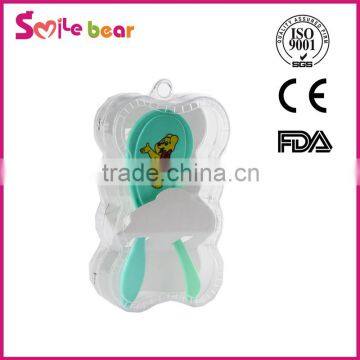 Yiwu smile bear baby green comb hair brush and comb set