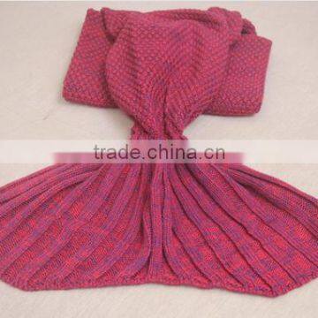 Mermaid Tail Crocheted Blanket photo-5