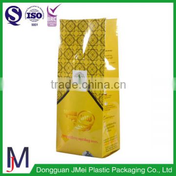 2017 laminated material a variety of styles sealed bag side gusset quad seal coffee bag