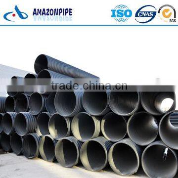 Large diameter hdpe corrugated drainage pipe