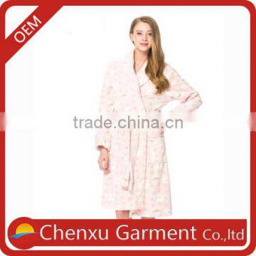 coral fleece bathrobe ladies bathrobe with zipper customized hotel bathrobe adult sexy women nightwear