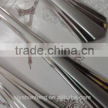 sand blasting handle stainless steel hotel cutlery