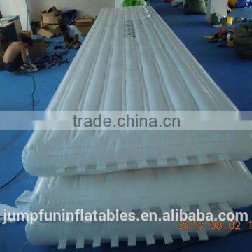 Inflatable Water Mattress With Double Drawstring Technology, Top Quality 2 Lane Inflatable Mat photo-2