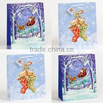Wholesale Reasonable Price Vogue Christmas Ornaments Paper Bag