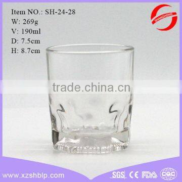 New products 190ml transparent drinking tube cup japan(Made in China)