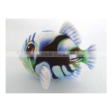 factory wholesale realistic 3D plush cabezon fish toy 3D printing plush material cabezon fish soft toy stuffed animal fish toy