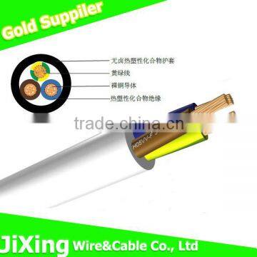 BS 6500 Copper Conductor and PVC Jacket h05vv-f ttr flexible electric cable