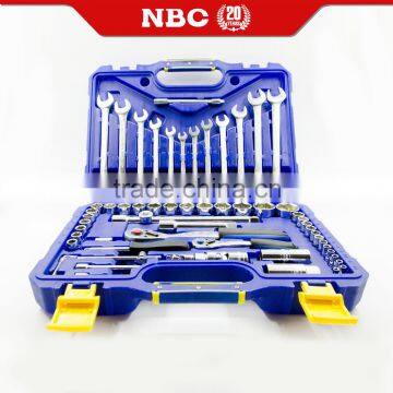 60 Pieces 6.3mm and 12.5mm Integrated Tool Kit of Vehicle Maintenance
