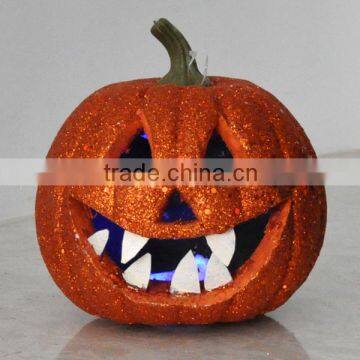 Halloween Glitter led pumpkin for out door decoration