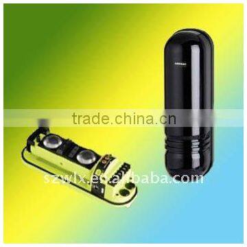 Security infrared beam detector alarms