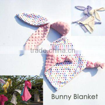 Comma Coloful Bubble Comfortable Bunny Shape Security Fleece Blanket photo-3