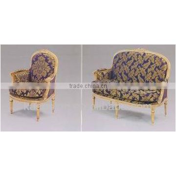 antique floral print fabric sofa