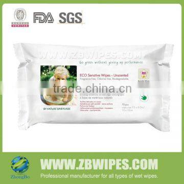 Flushable Moist Clean Sterile Tush Wipes