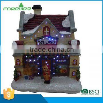 Smooth LED Christmas Decoration Santa Outhouse Christmas Inflatable Decoration