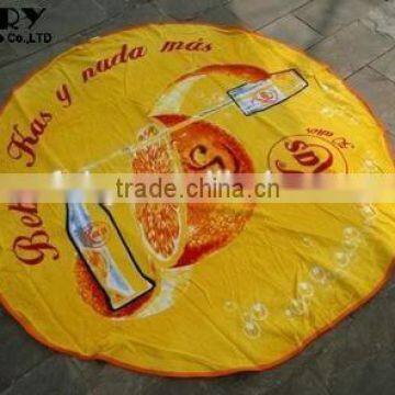 Cotton Custom Printed Round Towel Circular Beach Towel