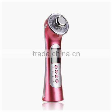 Private label handheld mini face massager with photon therapy