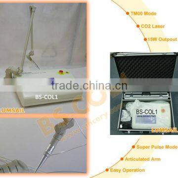 Portable co2 laser for surgical scar removal, acne scar removal machine