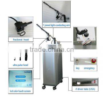 2014 stationary RF tube CO2 fractional laser for wrinkle,Scar removal with CE