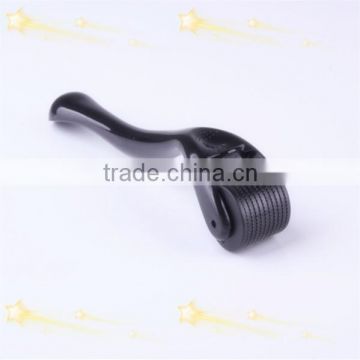 540 Stainless Steel Fixed Tip Black Curved Handle DTS Derma Roller