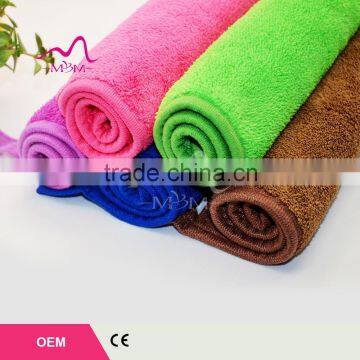 Super soft 100% microfiber Makeup Remover towel black or pink China supplier