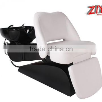 Four motors lay down washing salon shampoo chair for sale