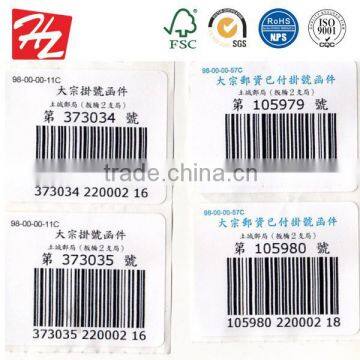 Street price clear plastic stickers with logo printing