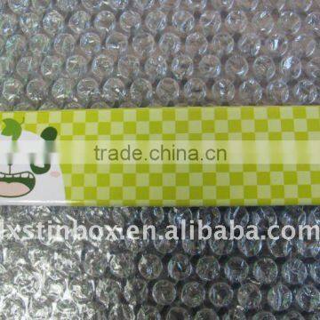 oval shape size:177*36*20mm print pen tin box