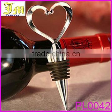 Brand New Elegant Heart-shaped Red Wine Bottle Stopper Twist New 2014