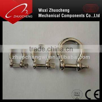 stainless steel security D shape shackles