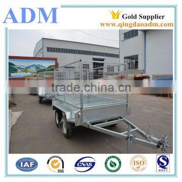 Hot Dip Galvanize Tandem Caged ATV Box Trailer