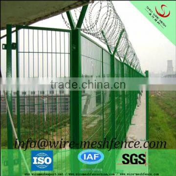 airport fencing factory produce wire mesh fence airport pvc coated welded fence