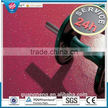 Anti skid flame-retardant rubber floor with good abrasion resistance