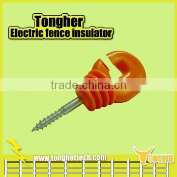 orange plastic UV proof farm electric fence insulator