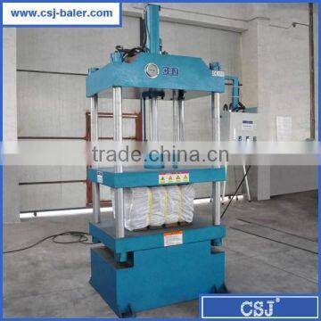 Factory jambo bag baling press machine without door