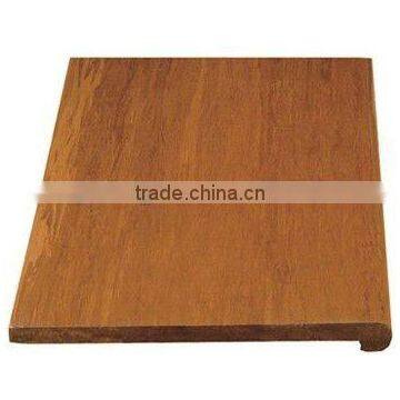 Bamboo Flooring Molding Profile Stair Tread in Strand Woven